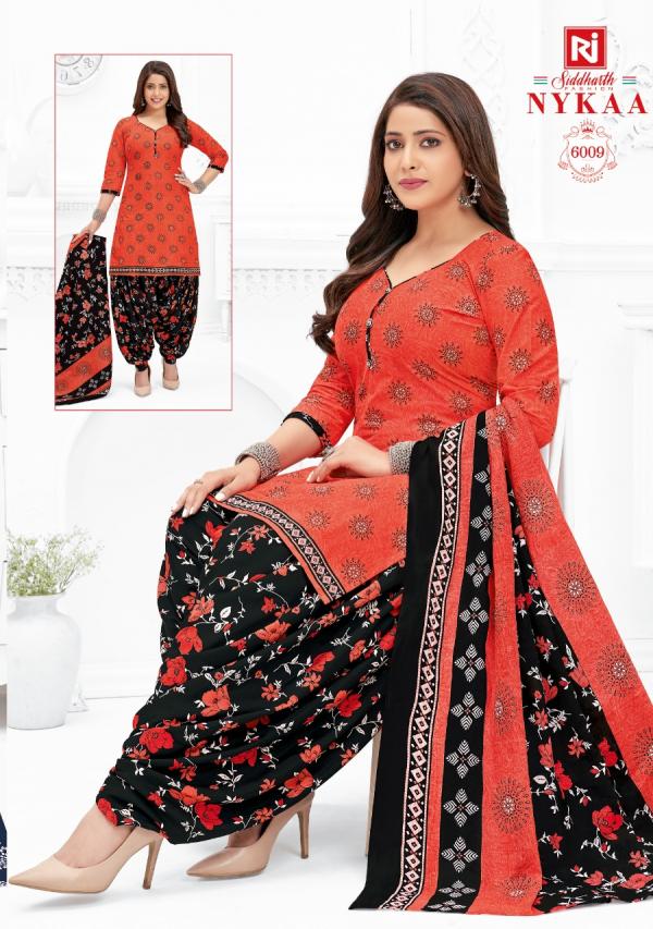 Siddharth Nykaa Vol-6 Cotton Designer Readymade Suit 